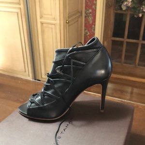 Brand new Elie Tahari black leather booties